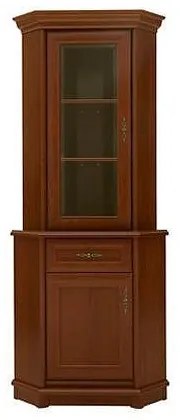 Comoda de colt Kent 91 cm castan