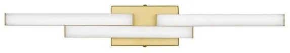 Aplica baie LED, protectie IP44, Aluminiu, Auriu, Atom, NVL-9695267