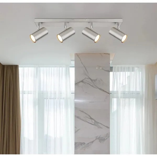 Spot Globo 57911-4 ROBBY 4xGU10/25W/230V crom mat