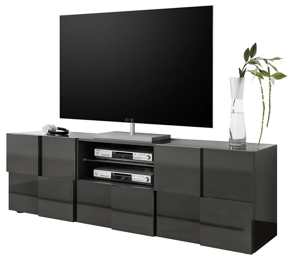 Comodă TV SERIAN antracit