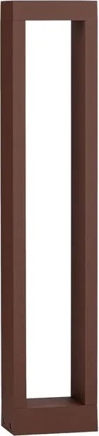 Stalp exterior LED 2700K IP65 DOLIX corten, H-60cm