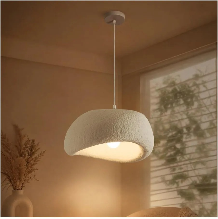 BRILAGI - Lustră pe cablu WABI SABI 1xE27/60W/230V Ø 40 cm albă