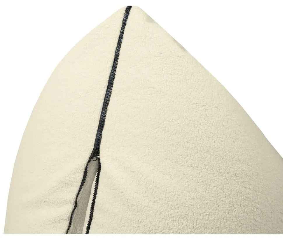 Fotoliu puf pentru copii maro cu tapițerie din țesătură bouclé Clip Clap 115 – SLOWDOWN