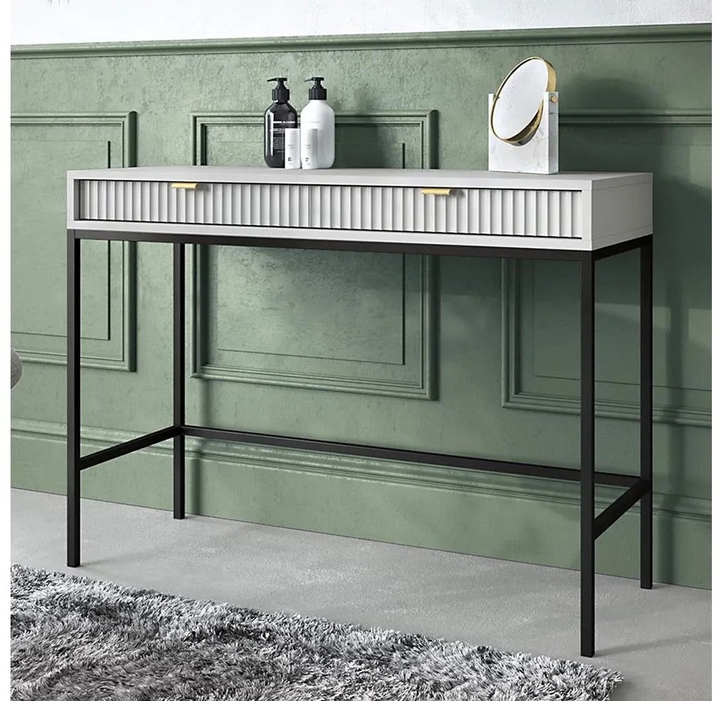 Consolă NOVA 77x104 cm gri/negru