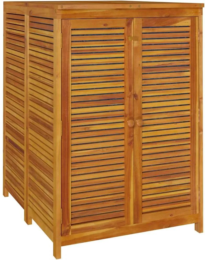 vidaXL Ladă depozitare grădină, 70x87x104 cm, lemn masiv de acacia