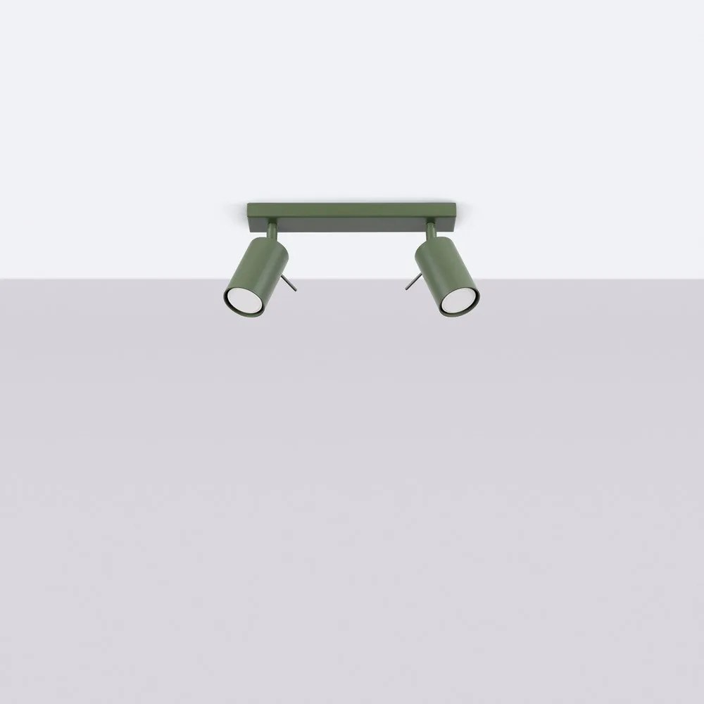 Spot verde 6x30 cm Etna – Sollux