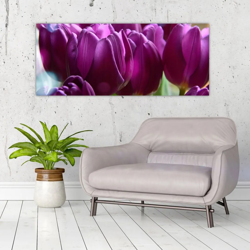 Tablou cu lalele (120x50 cm)