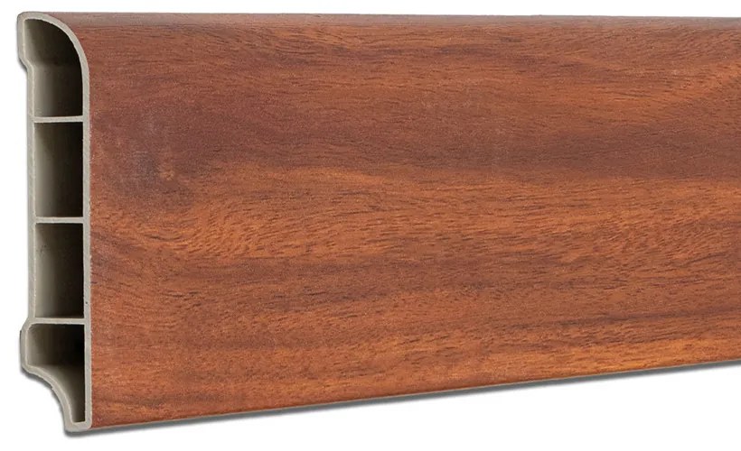 Cant de podea din vinil SPC, nuc Serengeti 2400x60x12 mm