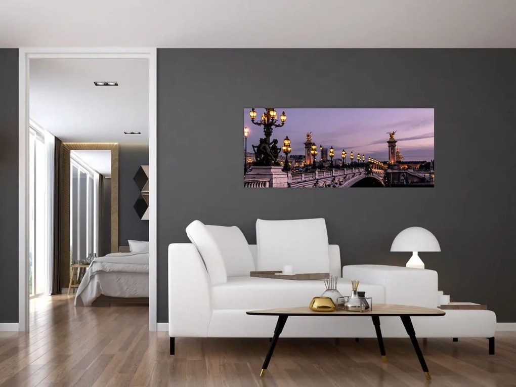 Tablou - Podul lui Alexandru al III.-lea din Paris (120x50 cm)