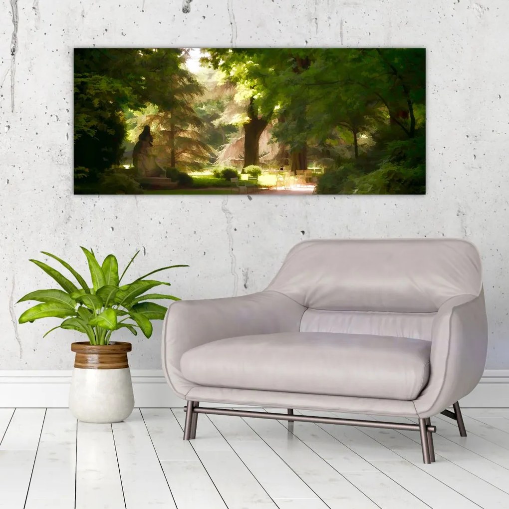 Tablou cu parc (120x50 cm)