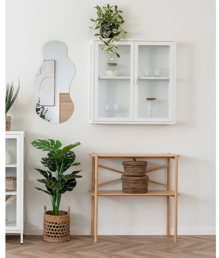 Masă consolă în culoare naturală din bambus 32x83 cm Manaus – House Nordic