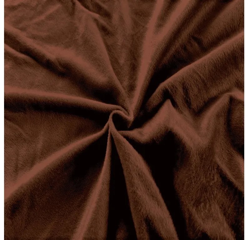 Cearsaf Cocolino microplus cu elastic SOFT BRONE 180x200 cm maro