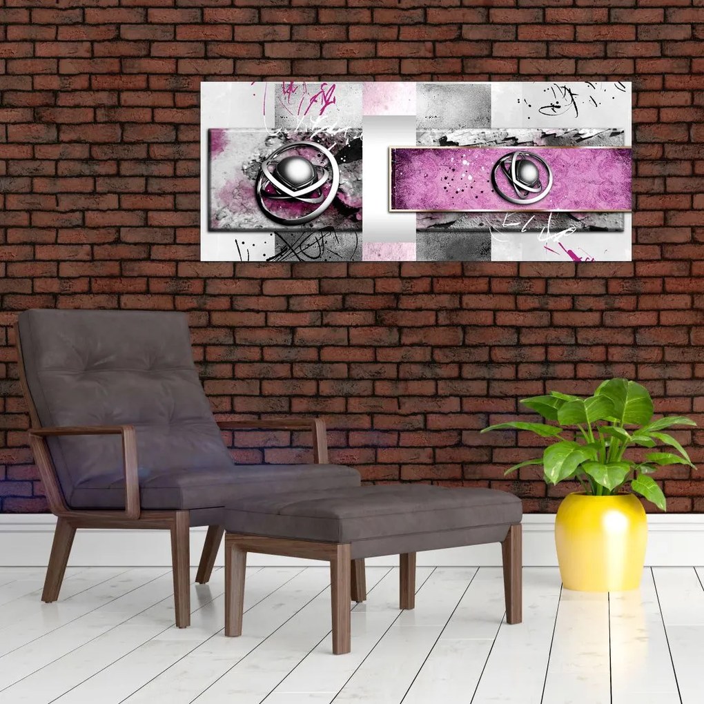 Tablou abstracție (120x50 cm)