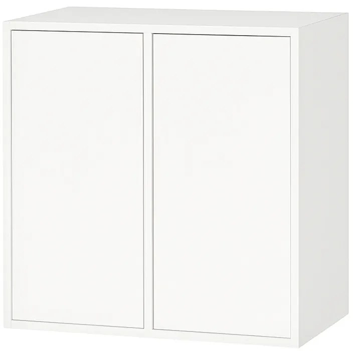 Boxie 2 uși dulap de perete 80x80x37 cm alb