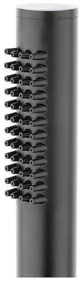 Paffoni - Set pentru cadă cu baterie LIGHT, negru