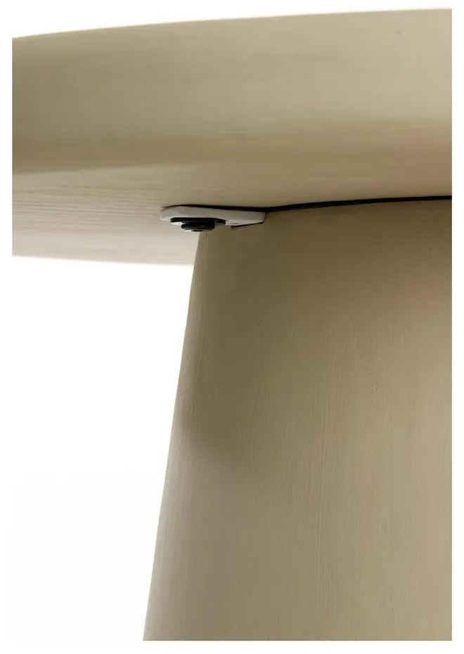 Măsuță de cafea bej rotundă ø 60 cm Kulona – Light &amp; Living