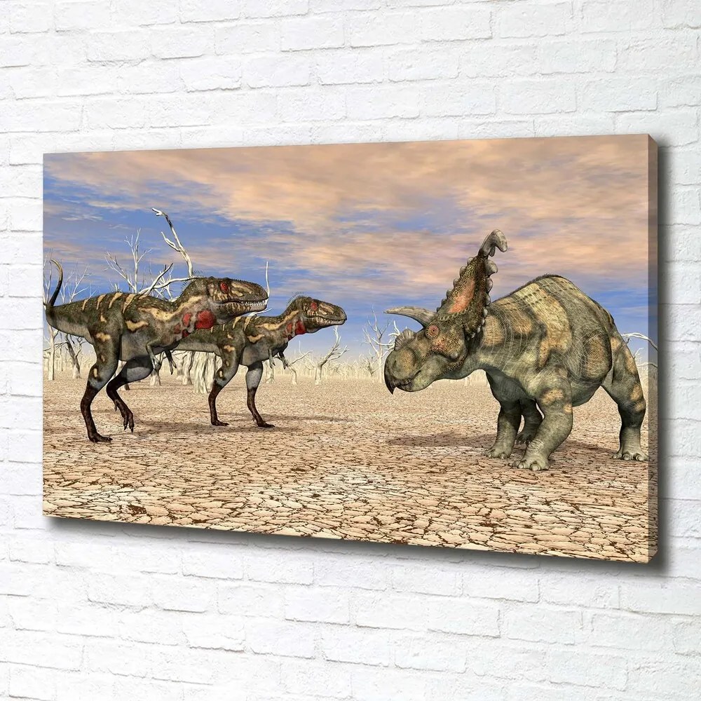 Tablou pe pânză canvas Dinozauri
