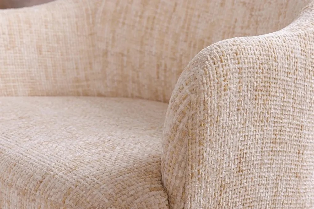 Set de 2 scaune, Stofa Chenila, Bej, EXTRAVAGANCIA, A-45927 VC