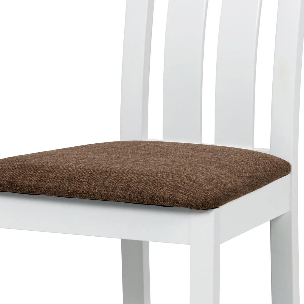 Scaun sufragerie Joleen-2602 WT (alb + maro). 1120634