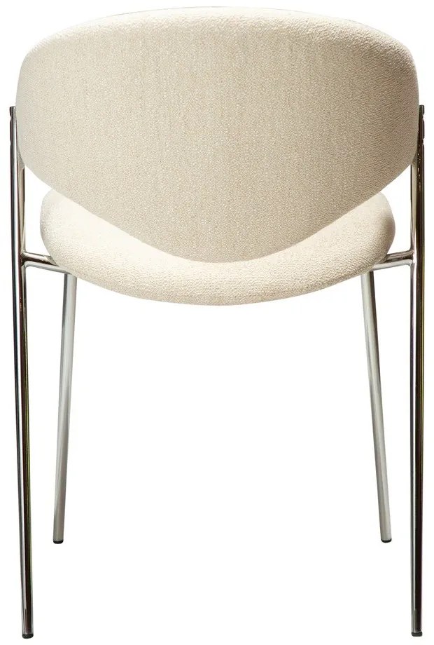 Scaun de dining crem tapițat Zone – DAN-FORM Denmark