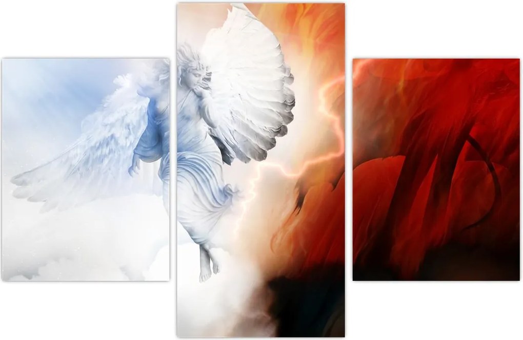 Tablou - Binele și răul (90x60 cm)