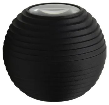 Lucide 17804/06/30 - Aplica perete exterior LED AYO 2xLED/3W/230V negru