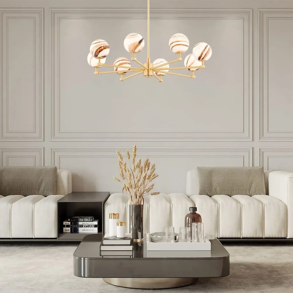 Candelabru 8 brate design minimalist Aruba