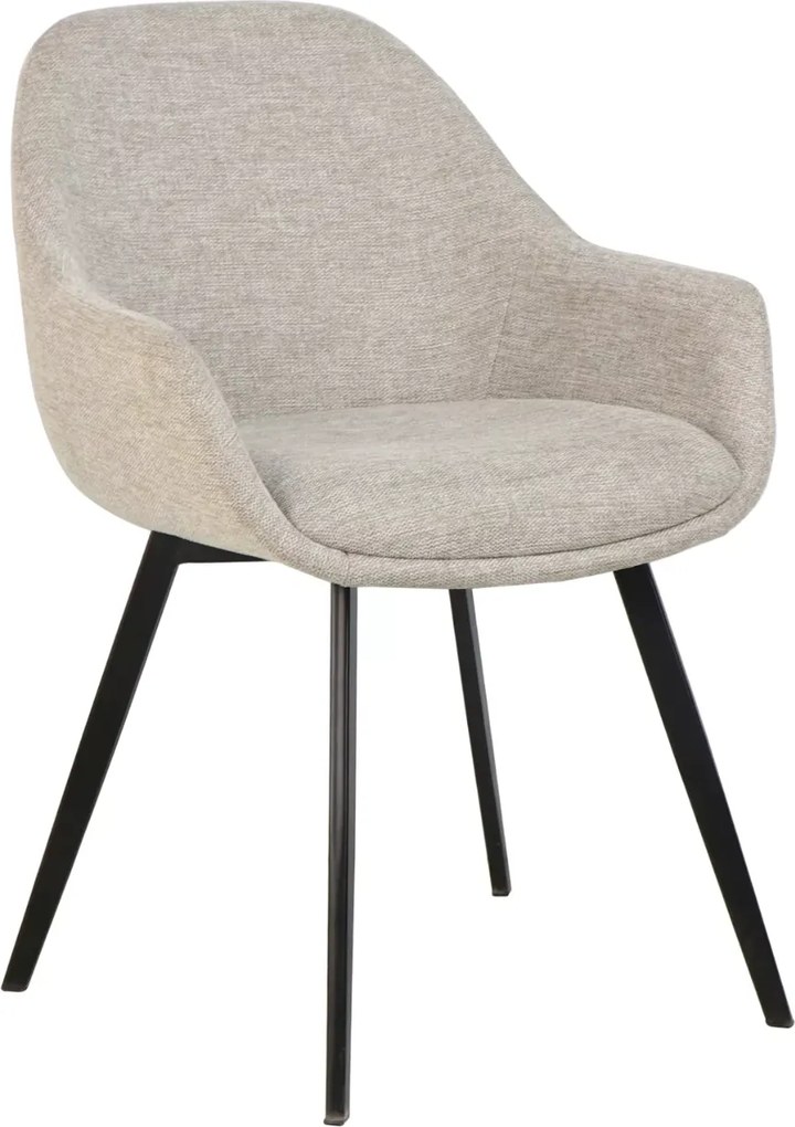 Scaun de dining VINTO BREGO bej deschis