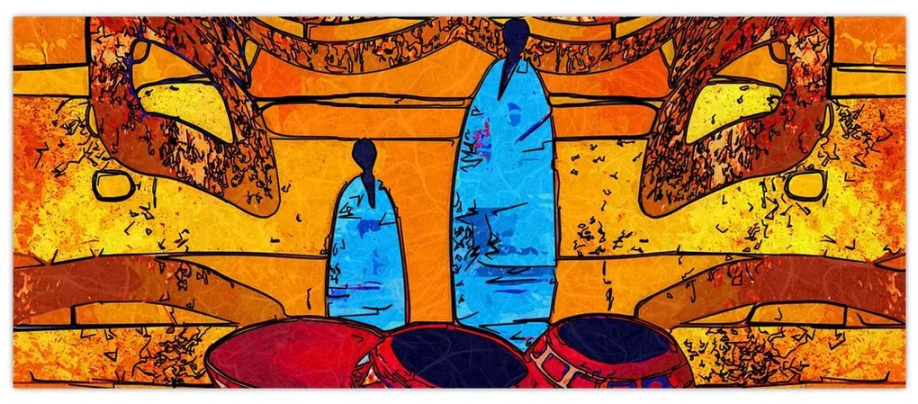 Tablou - Pictură străveche (120x50 cm)