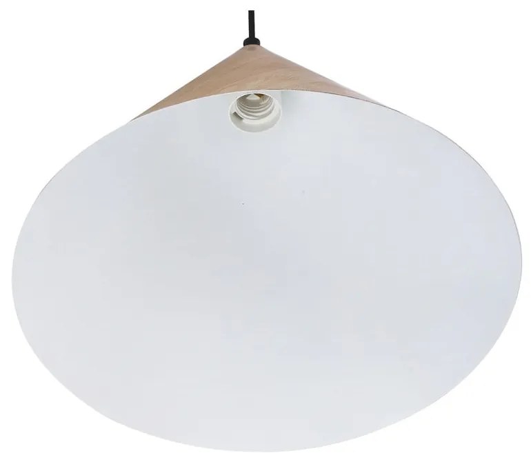 Lustră maro cu abajur din metal ø 32 cm Dunca – Candellux Lighting