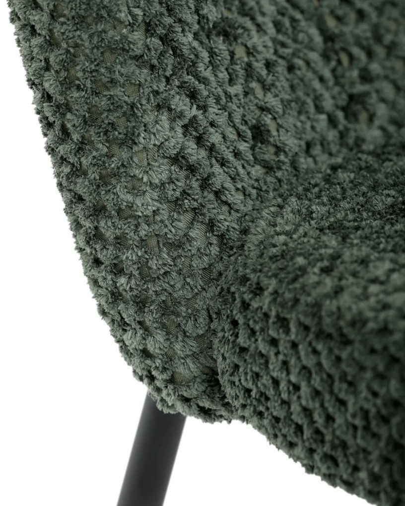 Set de scaune de sufragerie Bouclé CT-W1077 GRN2,4 buc