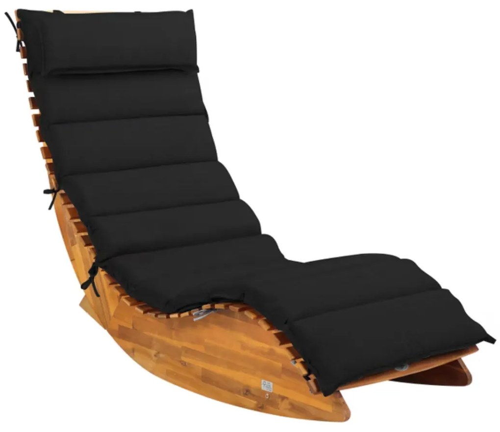 Saltea pentru șezlong pentru saună BALI, 58x7x177cm, antracit Detex