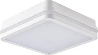 Brilagi - Corp de iluminat exterior LED cu senzor BENE, 24W, 230V, 26x26 cm, alb, IP54