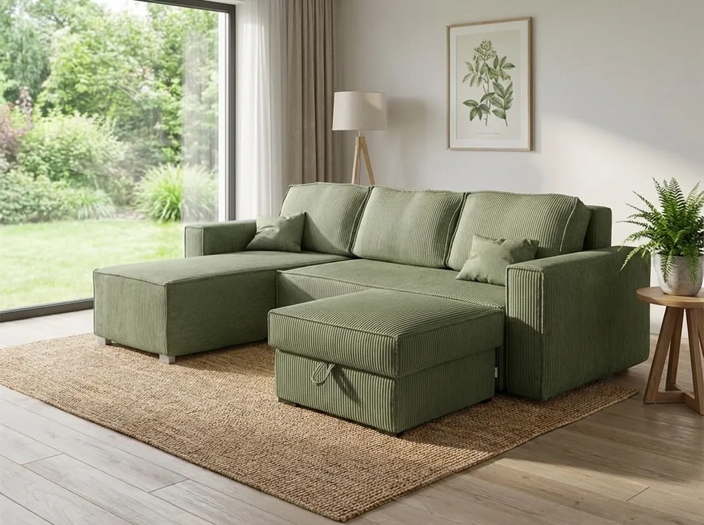 Taburet SMART COSARO cu spatiu de depozitare 65x65 cm, mentaț.