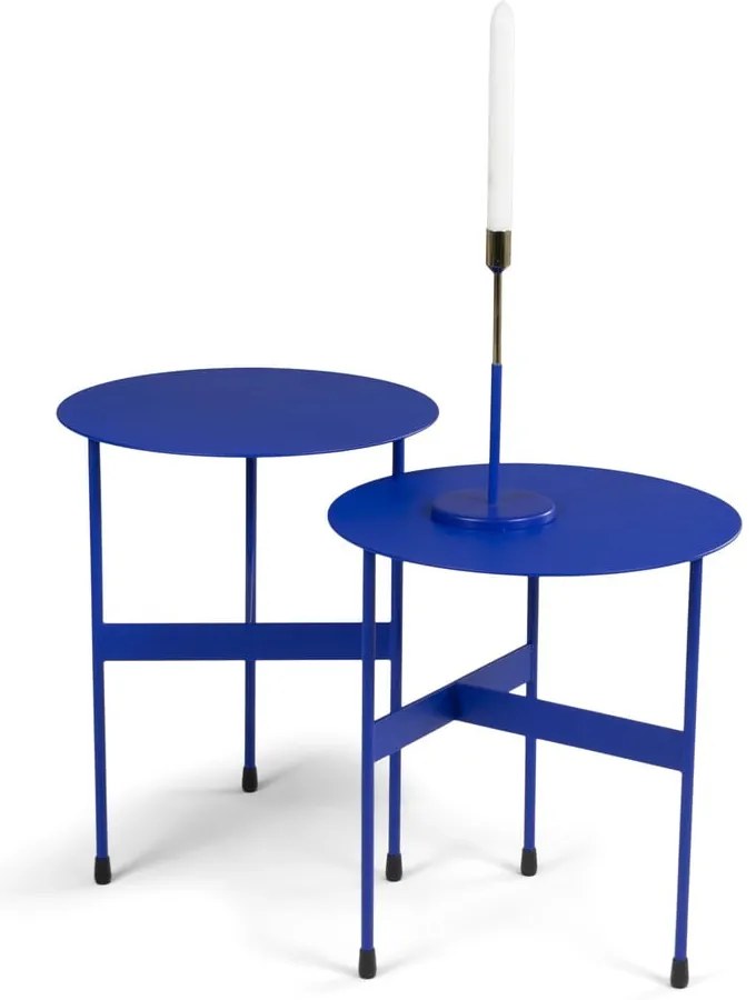 Măsuță auxiliară rotundă din metal ø 40 cm Mira – Spinder Design