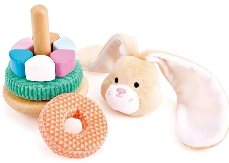 Piramidă pliabilă Iepuraș Hape