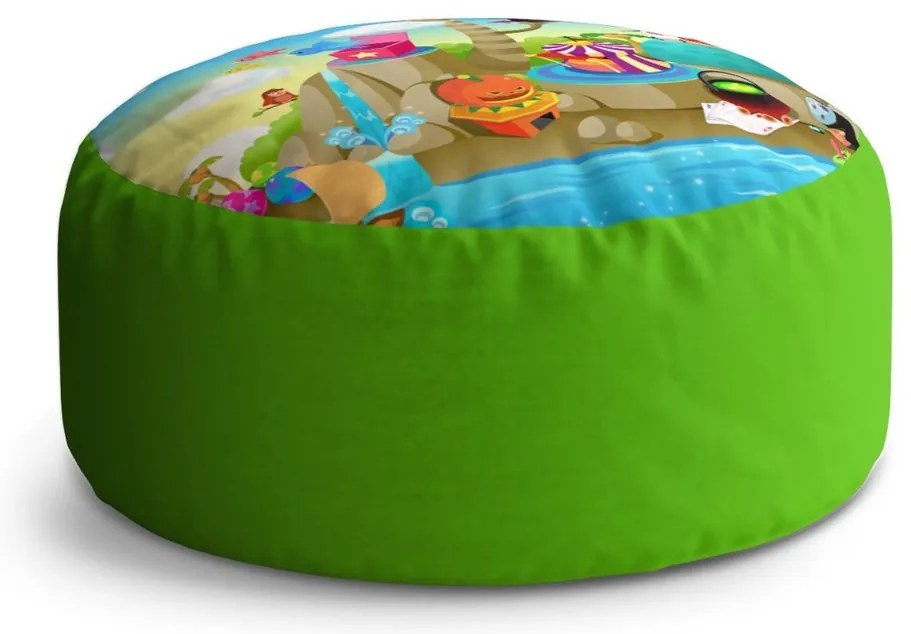 Taburet Circle lume de basm, colorat