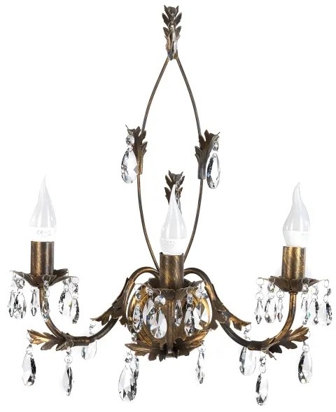 Aplică TERESA 3xE14/6W/230V bronz ONLI