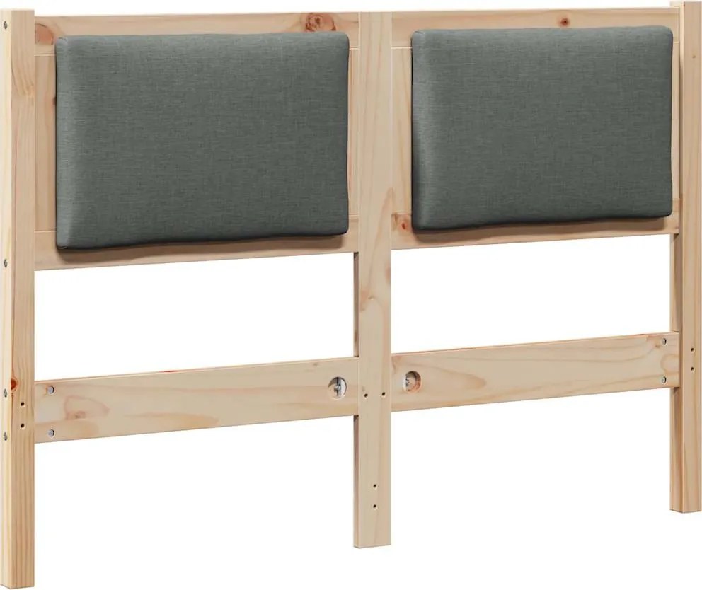 vidaXL Tăblie cap Altele Maro 120 cm Lemn masiv de pin