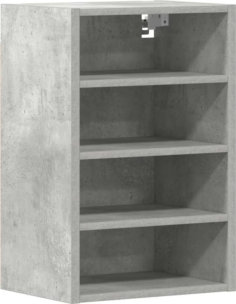 vidaXL Dulap suspendat “Riga”, gri beton, 40x29,5x60 cm