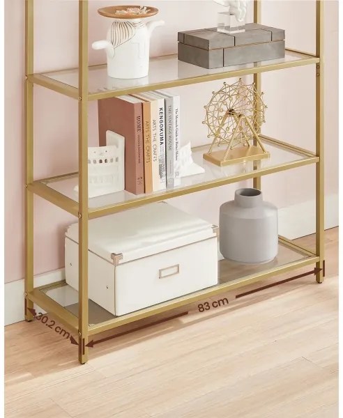 Bibliotecă GLASY aurie