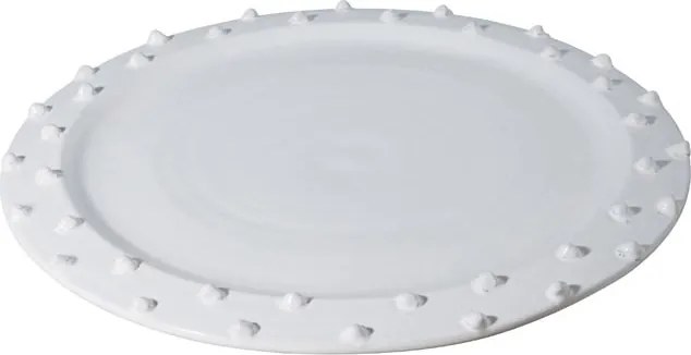 Farfurie alba din ceramica, D43cm Dante