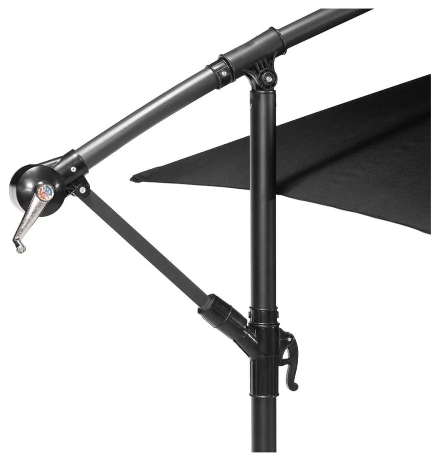 Umbrelă de soare neagră fără suport ø 300 cm Happy Sun - Bonami Essentials
