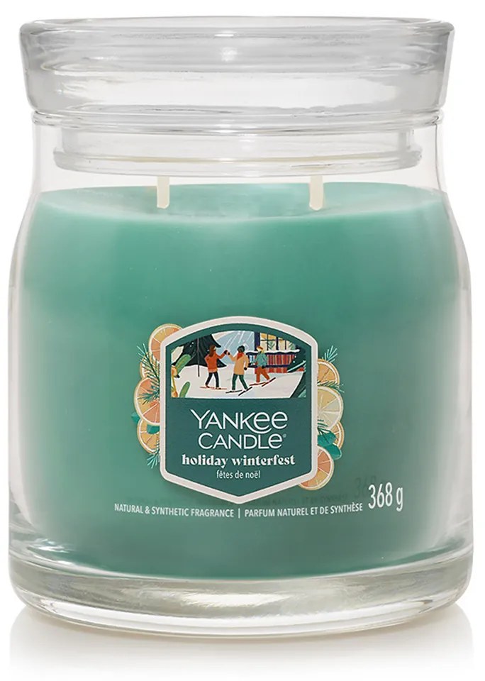 Yankee Candle lumânare parfumată Signature în pahar mediu Holiday Winterfest, 368 g, S