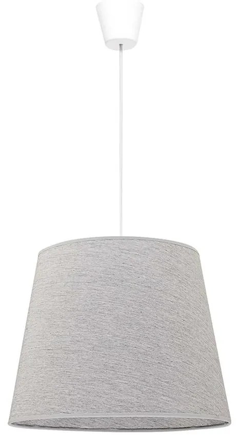 Duolla - Lustră pe cablu ECO 1xE27/40W/230V gri
