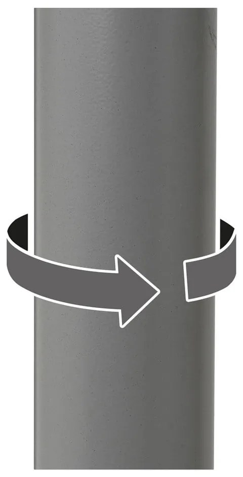 Scaune de bar gri cu înălțime ajustabilă 2 buc. din imitație de piele (înălțime șezut 56,5 cm) – Casa Selección