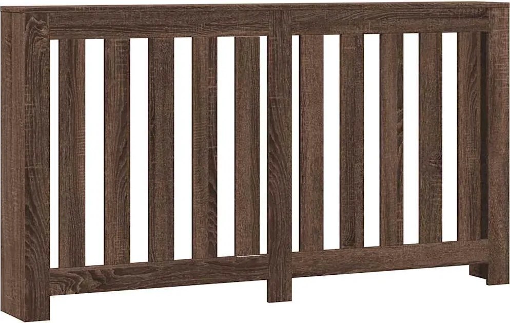 vidaXL Mască pentru calorifer stejar maro 149x20x82 cm lemn prelucrat