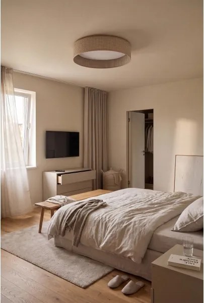 Brilagi - Plafonieră LED VELVET SIMPLE LED/36W/230V 3000K Ø 55 cm bej