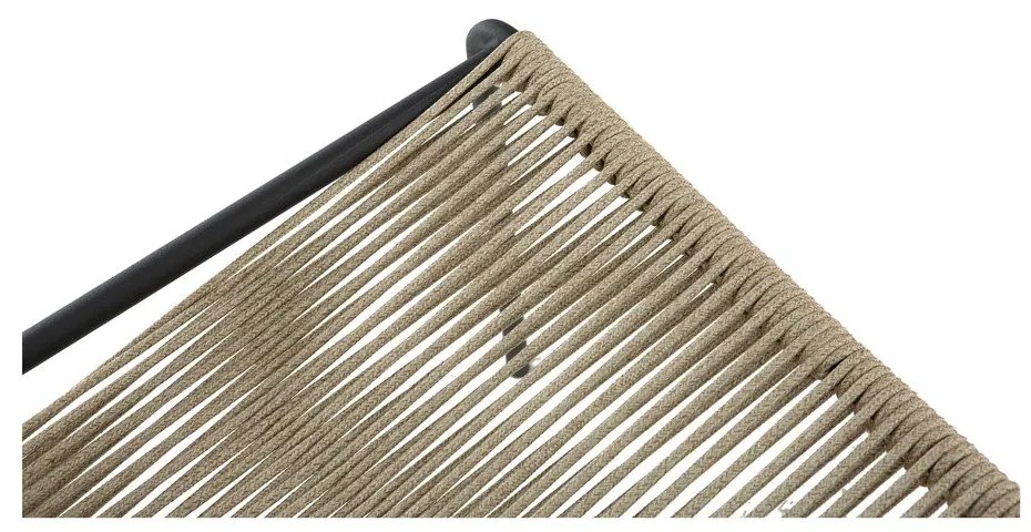 Scaune de dining bej stivuibile 2 buc. din metal Emily – Marckeric