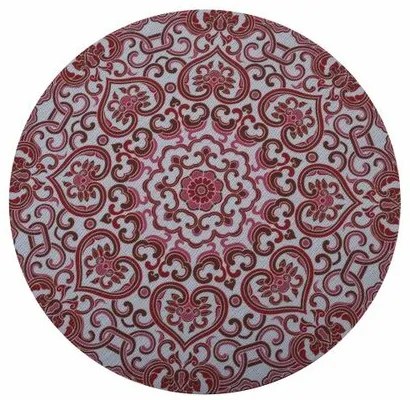 Fece de masă Iva Mandala roșie, 38 cm
